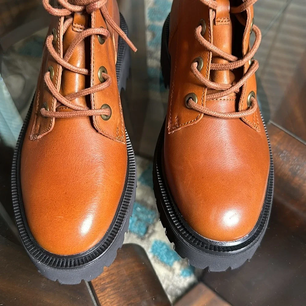 Madewell The Rayna Lace-Up Boot in Leather Sz‎ 6.5 & 8.5 - Picture 6 of 12